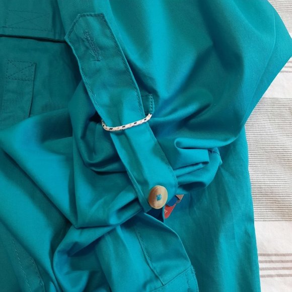 Magellan Fishing Mag Gear Shirt Men's Roll Tab Sleeve Vented Pocket Green Large - Picture 9 of 9